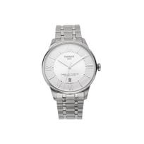 TISSOT Tourelles Collection Automatic Mechanical Movement 50 meter Water Resistance Men's Watches Watch 42mm T099.407.11.038.00 Silver white