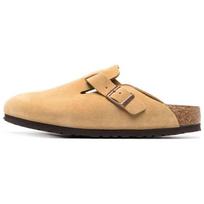 Birkenstock Boston Suede Leather Narrow Fit 'Latte Cream' Men's 1026164 EU 42 beige