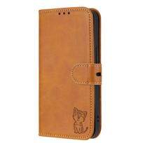 Flip Cards Solt Wallet Leather Case For iPhone 16 Pro Max 15 Plus 14 13 12 11 XS XR 7 8 SE 4 2026 Cat Book Stand Cute Bag Cover For iPhone 12 Mini geltona