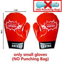Inflatable Bopper Kids Punching Bag with Bounce-Back Action Inflatable Toys Bop Bag for Kids Presents with OPTIONAL Gloves red