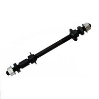 BMX Front Rear Axle MTB Front Back Axles Bike Solid Shaft Bike Spindle Bicycle Wheel Hub Axle Front black