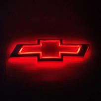 17x5.5cm Automobilio Galinės Uodegos Bagažinės LED Ženkliuko Šviesos Lipdukas Chevrolet Cruze Silverado Captive Traverse Spark Malibu Orlando Equinox 17x5.5cm balta