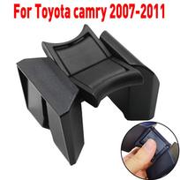 Centrinės konsolės puodelio laikiklio įdėklo skirstytuvas Toyota Camry 2007 2008 2009 2010 2011 ABS sulankstomas reguliuojamas automobilis black