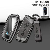 Metalinio automobilio rakto dėklo dangtelis, skirtas BMW i7 X7 G07 LCI iX I20 X1 U11 7 serijos G70 G09 XM U06 G81 M3 apsaugos priedai Sliver Blue For BMW black