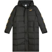 Puma Windproof Water-Resistant Long Sports Duck Down Jacket Unisex outerwear 635856-01 S black