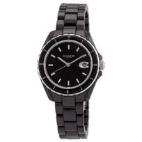 COACH PRESTON Quartz Black Dial Ladies Watch14503805 juoda