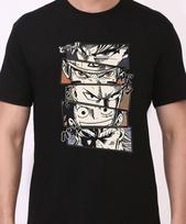 Trendy Cool Japanese Anime Manga T-Shirt  all big anime characters  Unisex_sale@ Unisex T-Shirt S white