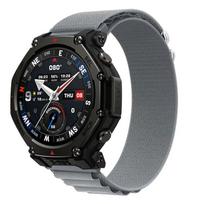 22mm 20mm Alpine Nylon Strap for Amazfit T-Rex3 Pro 48mm 44mm/Balance 2-1 Sports Wristband For Amazfit Active 2 Band Accessories For width 22mm pilka