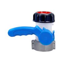 DN40/DN50 IBC talpos čiaupo vamzdžio jungtis 1000L konteineris IBC konteineriai Lietaus vandens talpos vožtuvas DN40 62mm blue