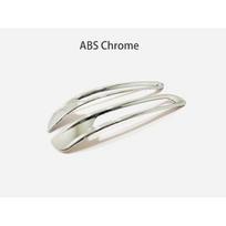 ABS plastikinis galinio rūko žibinto žibinto dangtelis, automobilio priedai, antakių puošybos rėmas 2 vnt., skirtas Honda Civic 11-os kartos 2022 m., 2023 m. ABS Chrome white