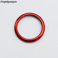 Red For Porsche Panamera Cayenne Macan Car Console clock watches time compass decoration ring cover For 2010-16 Panamera raudona