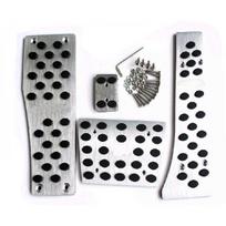For Mercedes-Benz W204/C-Class/E-Class/S-Class/GLK/SL/CLS/GLC/SL/SLK AT Fuel Brake Foot Rest pedal pads,Aluminium alloy gray