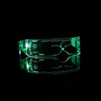 Andy Cool Led Akiniai Šviečiantys Akiniai nuo saulės Cyberpunk Flash Party Akiniai Rave Neon Kaukė Žaislai Vokalas Koncertas Dekoratyviniai Akiniai Dj Dual control blue