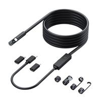 Professional 8MM Diameter Industrial Endoscope Featuring Adjustable LED Lighting For Dark And Confined Locations 1 black