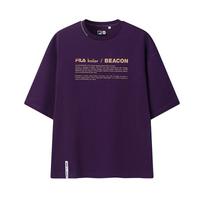 FILA × KOLOR BEACON Comfortable Casual Versatile T-Shirt Men Tops F11M636104FPU XL blue