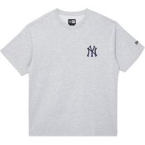 New Era SS25 New York Yankees Logo Letter Pattern Printed Round Neck Short Sleeve T-Shirt Unisex T-Shirts 14726621 L white