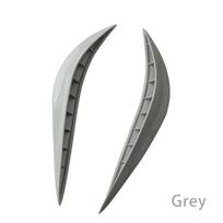 2pcs Car Styling Universal Rubber Car Bumper Corner Protector Stickers Guards Buffer Trim Molding Anti-Scratch Protection pair white white