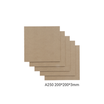 Snapmaker MDF medienos lakštai - A250 - 200x200x3mm - 5 vnt