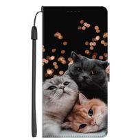 Leather Flip Case For iPhone 16 Pro Max Phone Cover Wallet Painted Book Funda Cat Wolf Bag for iPhone 16 Plus 16+ 16Pro 16Plus iPhone 16Pro Max