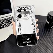 Case for Xiaomi Redmi Note 14 Pro Plus 9 10 14C 11 10S 12 Note 13 13C 11S 12S A4 Soft Phone Cover Classic Fun Game Logo Redmi Note 10S gray