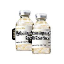 Silk Peptide Intensive Serum Ampoule Set (2pcs) – Premium Hydration & Skin Conditioning Care (40ml x2) 40 ml x 2 pcs gray