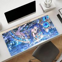 Wuthering Waves Iuno   Mouse Pad Nonslip Rubber Computer Mat Gamer Balance Decoracion Deskmat Laptop Office Large 800x400x2mm gray