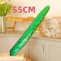 Giant Simulation Green Sour Pickled Cucumber Plush Toy Doll Soft Stuffed Plants Funny Sleep Long Pillow Birthday Gift Home Decor green