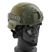 Tactical helmet mich2000 guide rail youth CS PUBG children's tactical helmet military training summer camp One size fits all armijos žalia spalva
