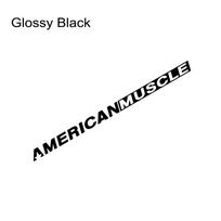 Amerikietiško raumeningo stiliaus automobilio priekinio stiklo lipdukas Galinio stiklo lango vinilinė decal dekoracija Mustangui Challenger Dodge black