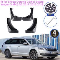 skirta Skoda Octavia Combi Estate Wagon 3 MK3 5E 2017 2018 Purvasargiai purvasaugiai purvasaugiai priekinių ratų automobiliui gray