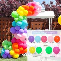 Spalvingas vaivorykštės balionas girliandos arkos rinkinys Daugiaspalvių latekso balionų dekoravimas Vestuvių gimtadienio dekoras Kid Baby Shower Favor inch blue