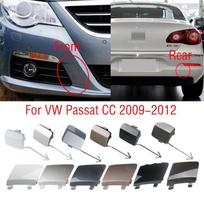 1vnt VW Passat CC 2009-2012 automobilio priekinio galinio buferio vilkimo kablio dangtelio dangtelio priekabos tempimo akių apdailos dangtelis rear silver gray