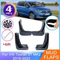 4pcs Mudguards For Volkswagen VW Touran 5T MK2 2016~2023 Mud Flaps Splash Guards Fender Wheel Protector Car Styling black