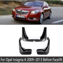 4 vnt. automobilio purvasaugiai, skirti Opel Insignia A 2009–2017 m. MK1 purvasaugis purvasaugis, sparnas, purvasaugis, auto Fit Facelift Model black