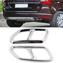 „Volvo XC60 2014-2017“ automobilio modeliui Rline Galinės gerklės išmetimo vamzdžio išmetimo vamzdžio išmetimo vamzdžio dangtis duslintuvo antgalis auto priedai gray