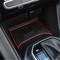 Neslystanti vidinė puodelio laikiklio ir durų angos pagalvėlė Renault Koleos Samsung QM6 2016 2017 2018 ≥10,<15 mėlyna
