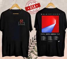 Balu Brigada Portal North America Tour 2025 Two Sides T-Shirt Mens Womens Tees Top S-3XL 130 red