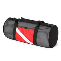 Mesh Duffel Gear Bag Snorkel Equipment Carry Bag for Mask Snorkel Fins Scuba Diving Surfing Gear black