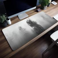 Game F-Frostpunk 2 Cool Mouse Pad Non-slip Thickened Large Writing Lockedge Office Student Gaming Cushion MousePad 30cmx60cm(11.8x23.6inch) white
