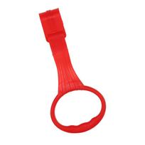 Plastic Baby Pull Ring Solid Color Baby Crib Hooks Teaching Pull Ring for Playpen  Baby mėlyna