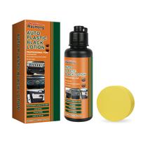 Long-Lasting Car Plastic Trim Restorer for Vinyl, Rubber & Interior Exterior Parts, Multi-Surface Repair & Renewal Agent 100ml orange
