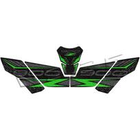 Skirta Kawasaki Z900 z900 2017-23 3M motociklo neslystančiam bako pagalvėlės lipduko kelio rankenos apsaugos lipduko priedams 3M Tank Pad 004 black