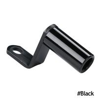 Aluminum Alloy Motorcycle Rearview Mirror Mount Handlebar Rearview Mirror Adapter Mobile Phone Bracket Expansion raudona