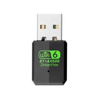 600Mbps Wifi 6 Bluetooth 5.4 Adapter Dual Band 2.4G/5Ghz Wireless Network Card Wireless Receiver for PC Laptop 10/11 Driver Free
