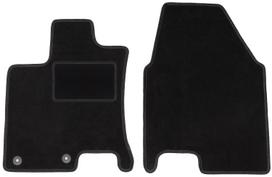Juodi priekiniai grindų kilimėliai: Nissan Qashqai +2 krosoveris (2008-2013 m)
