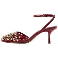 Zara Elegantiški Madingi Smeigti Atviru Nugaros Dalimi Apvaliu Priekiu Mules Moteriški Kulniukai Raudoni 12227510-38 36 brown