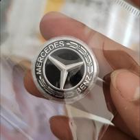 KMLB2 1 vnt. 29 mm aliuminio automobilio multimedijos rankenėlės emblemos lipdukai Mercedes Benz W124 W140 W163 W202 W203 W204 W205 CLA CLK CLS GLA GLC A 29mm