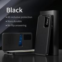 S26 FE , Luxury Premium PU Leather Case For Samsung Galaxy S26FE Smart Window Case, APP Wake Up/Sleep, Wallet Phone Protect Cover Card Pocket Holder juoda