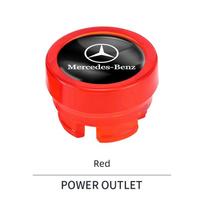 For Me BenzBenz amg Car Cigarette Lighter Cover Button Protective Case Dust Cap For Mercedes Benz AMG W203 W206 W220 W205 W211 W212 W201 W210 W108 juoda