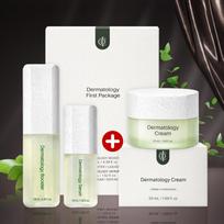 Incellderm Dermatology 3-Piece Basic Set: Booster 45ml + Serum 130ml + Cream 50ml, 1 Set white